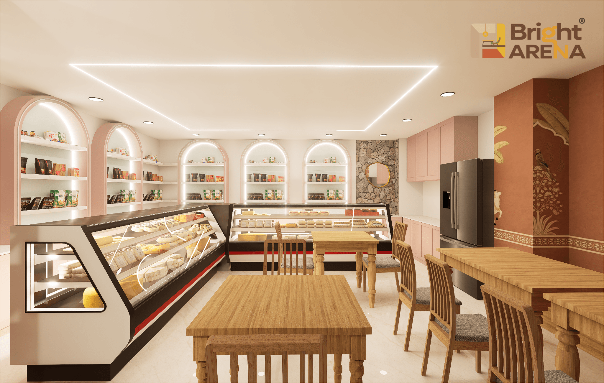 Bright Arena interior service: Commercial Interior Design